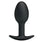 Pretty Love - Heavy Balls Silicone Butt Plug (Black) PL1131 CherryAffairs