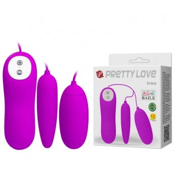 Pretty Love - Irma Remote Control Egg Massager Vibrator (Purple) PL1139 CherryAffairs