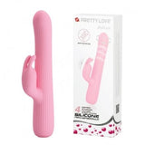 Pretty Love - Julian Vibrating Rotating Rabbit Vibrator (Pink) PL1134 CherryAffairs