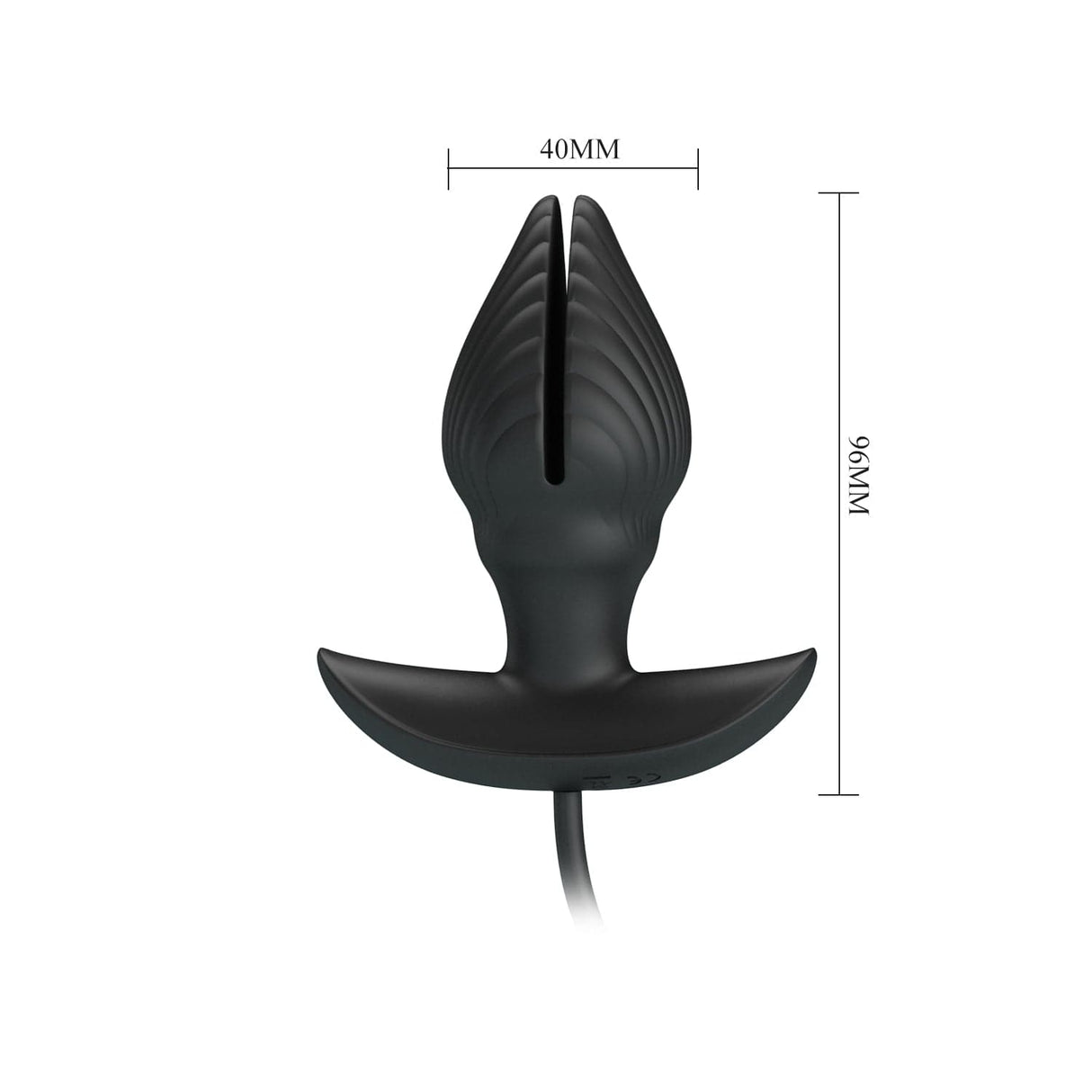 Pretty Love - Manson Vibrating Inflatable Anal Plug (Black) PL1120 CherryAffairs