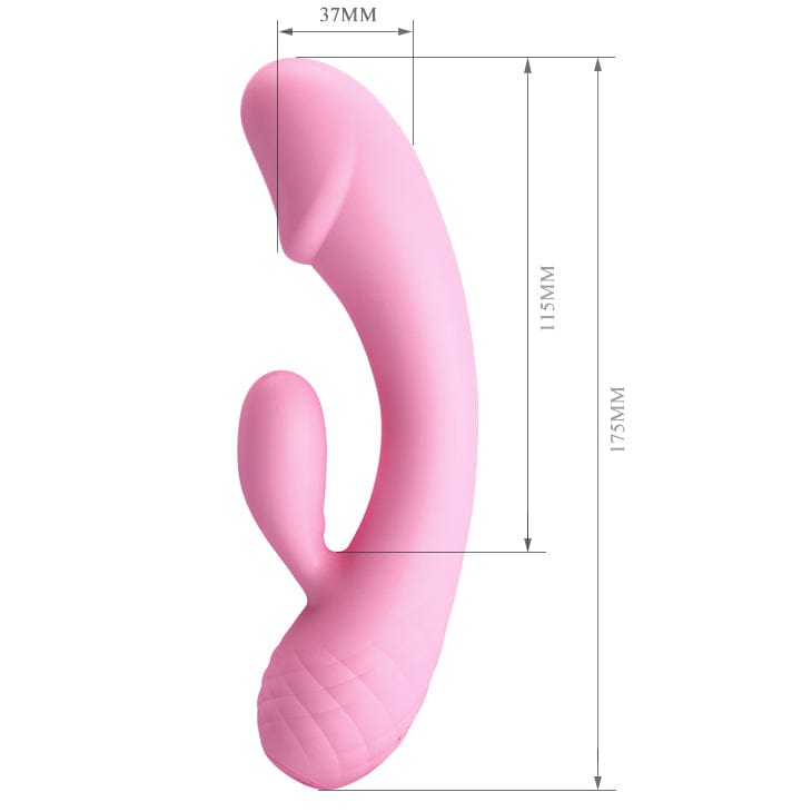 Pretty Love - Ron Flexible Rabbit Vibrator (Pink) PL1123 CherryAffairs