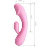 Pretty Love - Ron Flexible Rabbit Vibrator (Pink) PL1123 CherryAffairs