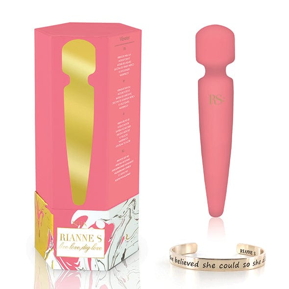 Rianne S - Essentials Bella Mini Body Wand Massager (Coral)    Wand Massagers (Vibration) Rechargeable