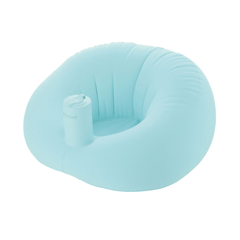 Richell - Inflatable Soft Baby Sofa Seat  Mint Green 4973655216026 Baby Inflatable Seat