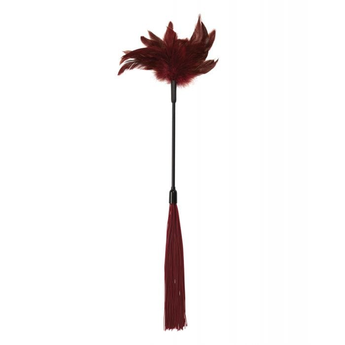 S&M - Sex and Mischief Enchanted Feather Tickler (Burgundy) SM1056 CherryAffairs