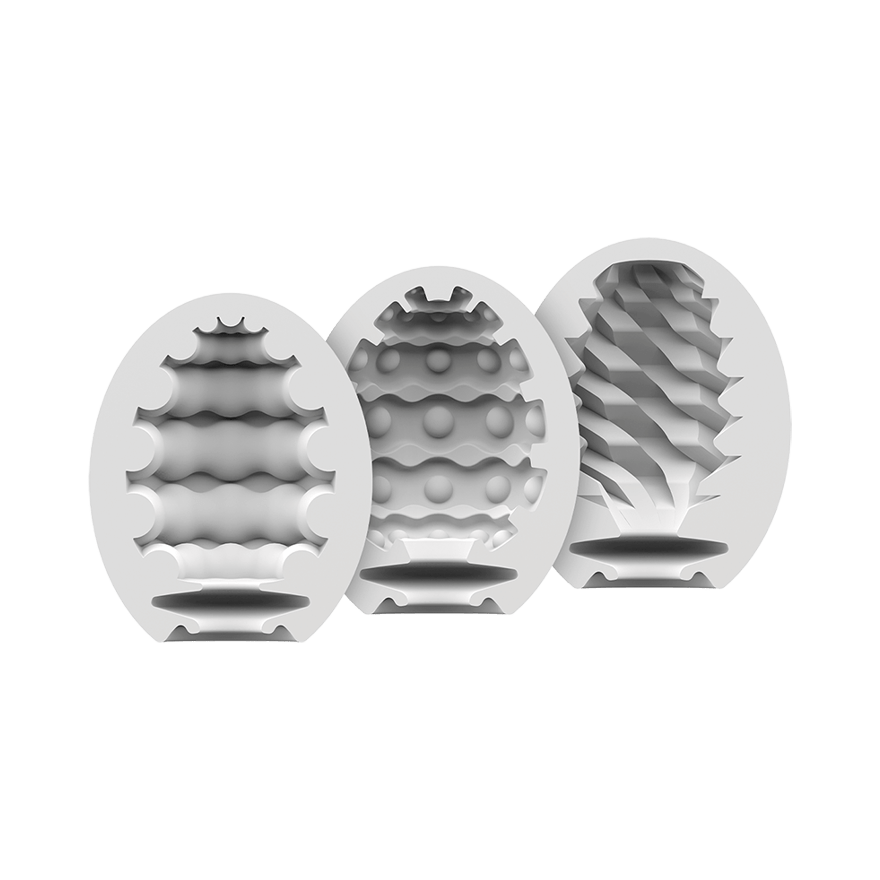 Satisfyer - 3 Piece Masturbator Egg Set CherryAffairs