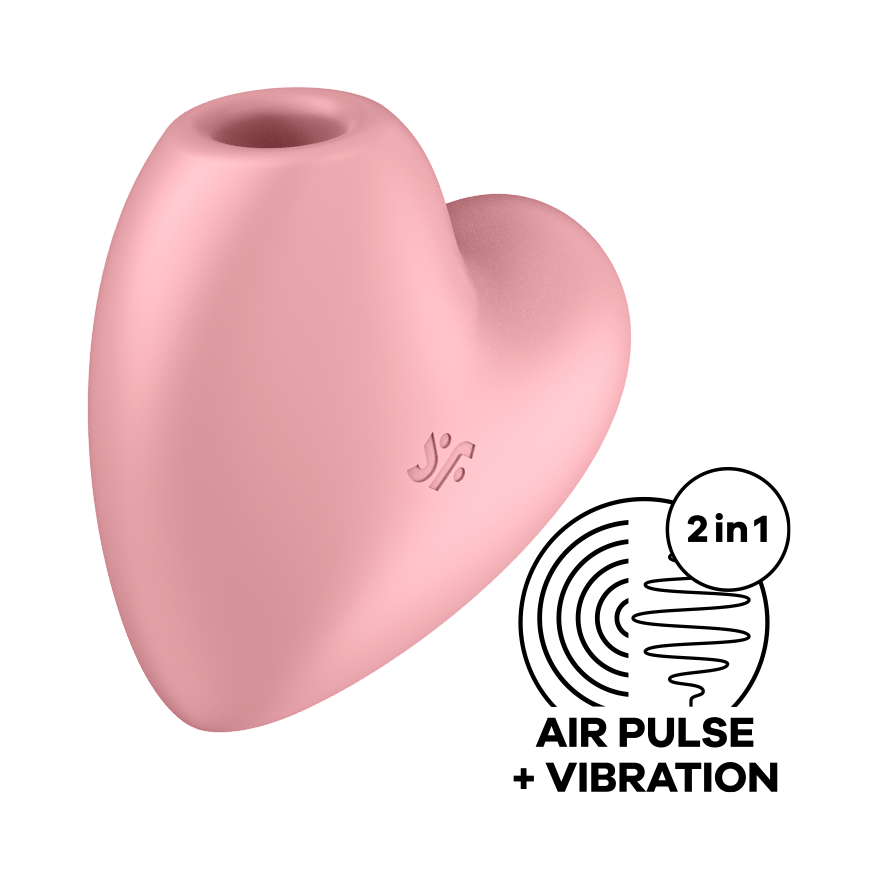 Satisfyer - Cutie Heart Air Pulse Clitoral Stimulator CherryAffairs