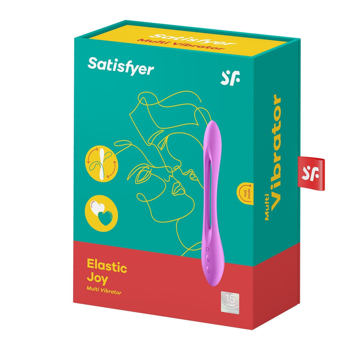 Satisfyer - Elastic Joy Flexible Multi Vibrator CherryAffairs