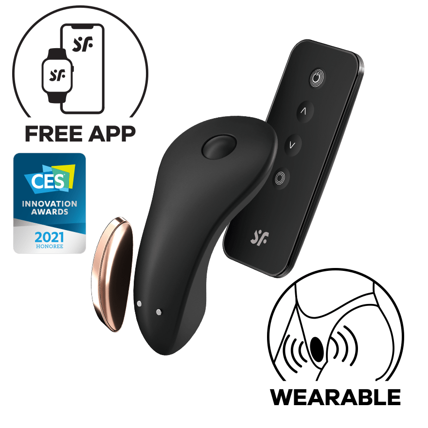 Satisfyer - Little Secret App-Controlled Panty Vibrator with Remote Co CherryAffairs.sg Satisfyer - Little Secret App-Controlled Panty Vibrator with Remote Co CherryAffairs.sg