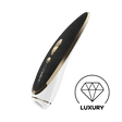 Satisfyer - Luxury Haute Couture Clitoral Air Stimulator (Black) STF1051 CherryAffairs