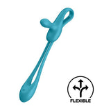 Satisfyer - Plug and Play 1 Flexible Versatile Multi Vibrator (Turquoise) STF1297 CherryAffairs