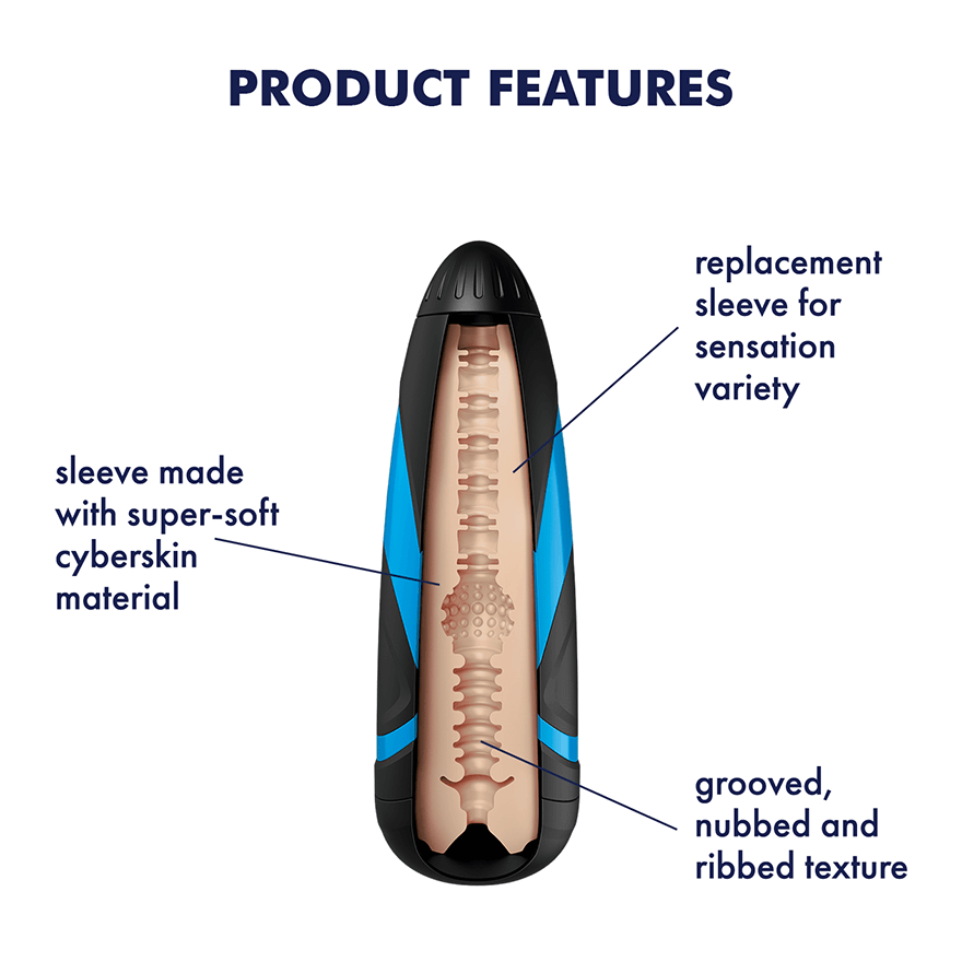 Satisfyer - Satisfyer Men Masturbator Sleeve CherryAffairs