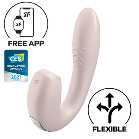 Satisfyer - Sunray Clitoral Air G Spot Dual Stimulator CherryAffairs