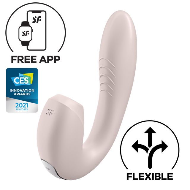 Satisfyer - Sunray Clitoral Air G Spot Dual Stimulator CherryAffairs