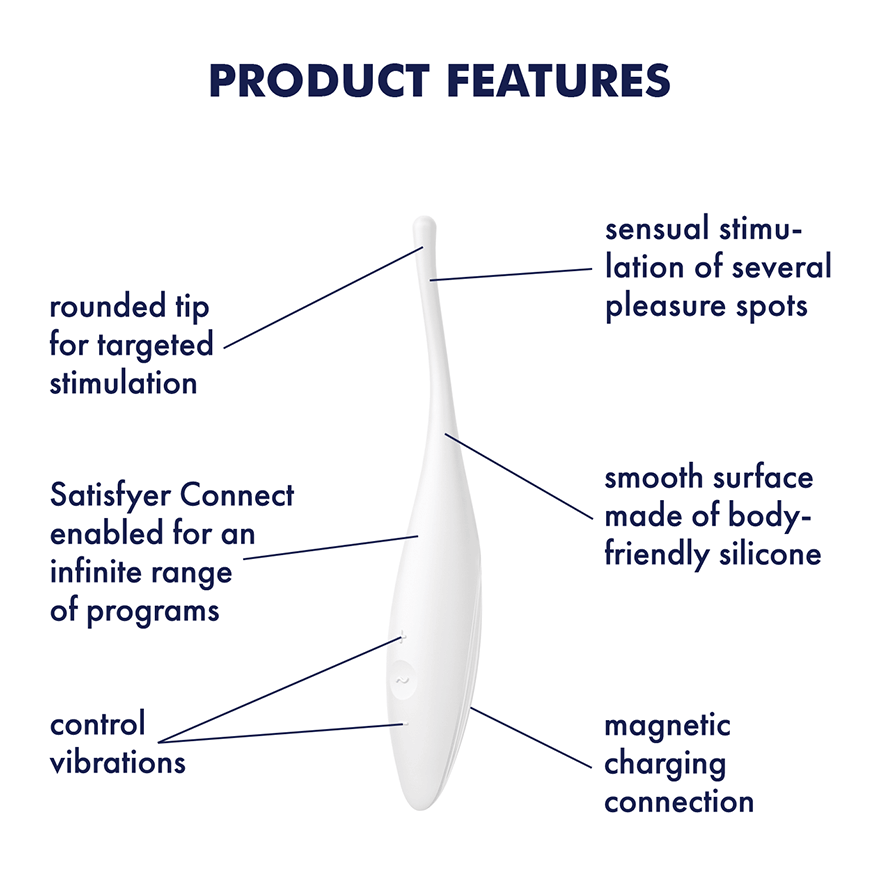 Satisfyer - Twirling Joy App-Controlled Clit Massager CherryAffairs