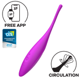 Satisfyer - Twirling Joy App-Controlled Clit Massager CherryAffairs