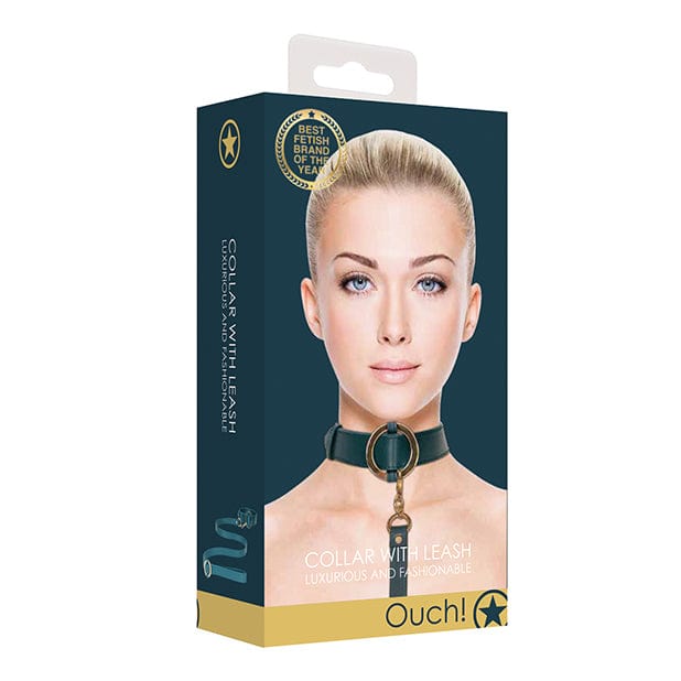 Shots - Ouch Halo Collar with Leash CherryAffairs