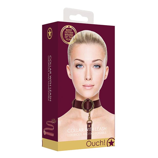 Shots - Ouch Halo Collar with Leash CherryAffairs