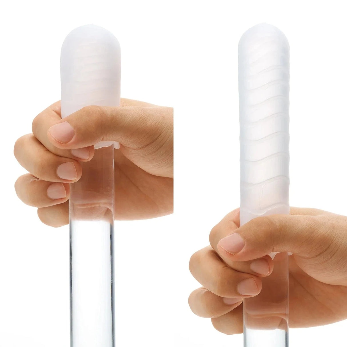 Tenga - Pocket Stroker Masturbator (Clear) - CherryAffairs.sg