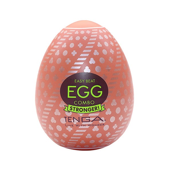 Tenga - Strong Sensation Series Masturbator Egg Stroker CherryAffairs