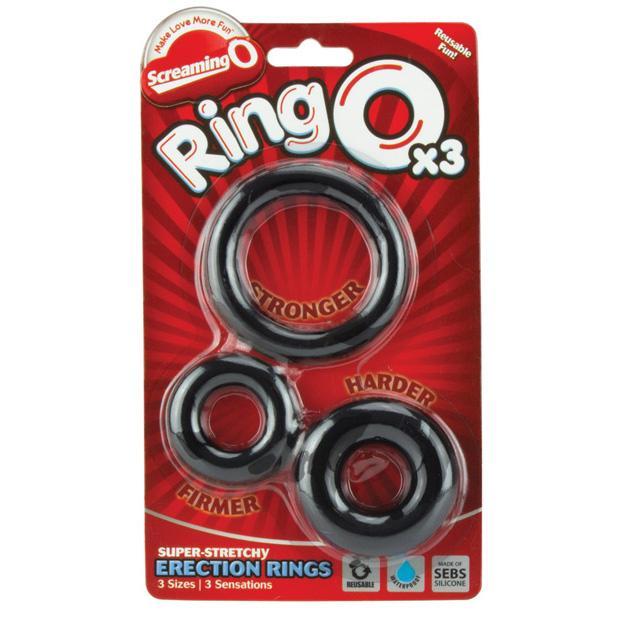 TheScreamingO - RingO Super Stretchy Cock Ring x3 TSO1016 CherryAffairs