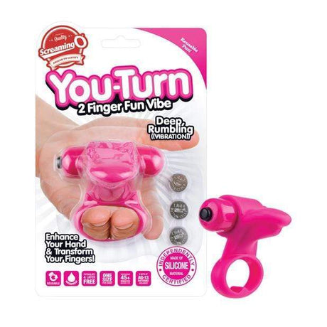TheScreamingO - You Turn 2 Finger Fun Vibe Cock Ring TSO1125 CherryAffairs
