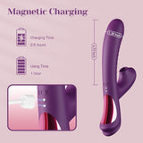 Tracy's Dog - BetaCome-Hither Rabbit Sucking Vibrator Clitoral Air Stimulator (Purple) TRD1030 CherryAffairs