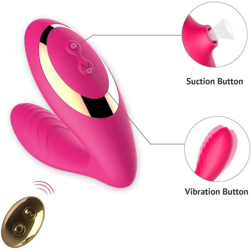 Tracy's Dog - Clitoral Air Stimulator Sucking Vibrator with Remote OG Pro 2 CherryAffairs