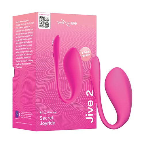 We Vibe - Jive 2 App-Controlled Egg Vibrator Secret Joyride (Electric Pink) WEV1086 CherryAffairs