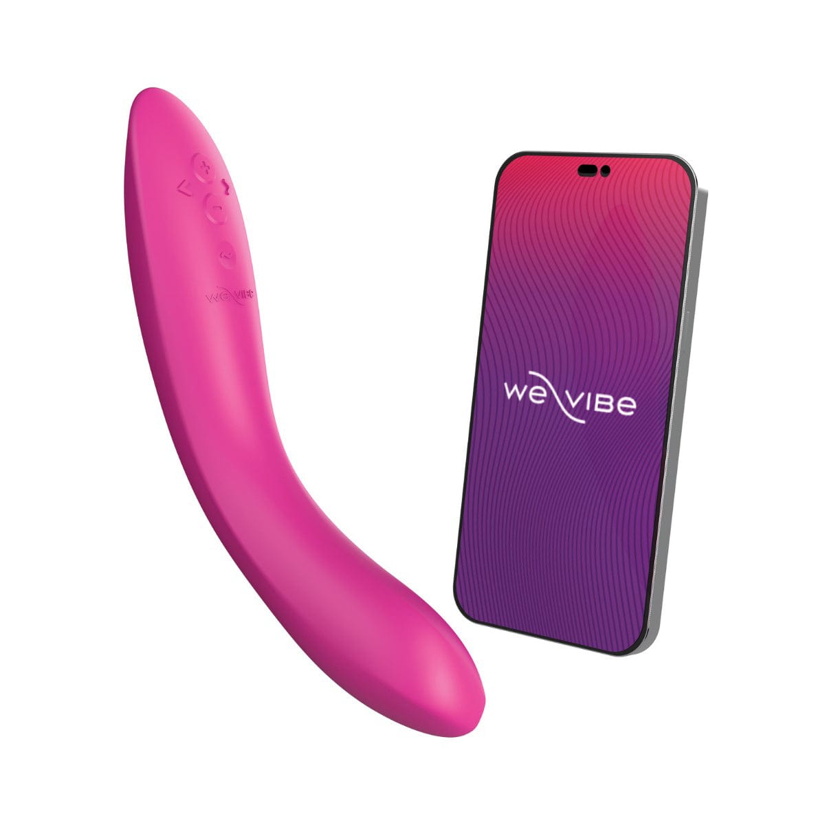 WE VIBE - Rave 2 App-Controlled Vibrating G Spot Dildo CherryAffairs