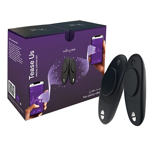 WE VIBE - Tease us Set Box Moxie Panty Vibrator Couples Set (Black) WEV1072 CherryAffairs