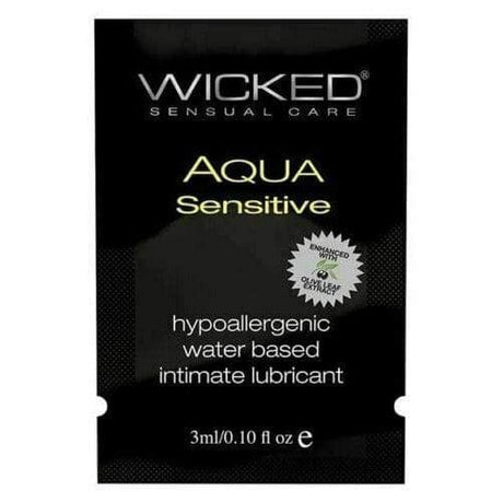 Wicked - Aqua Sensitive Hypoallergenic Waterbased Lubricant - CherryAffairs.sg