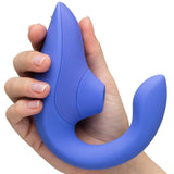 Womanizer - Blend The Original Clitoral Clit Stimulator with G Spot Dildo CherryAffairs