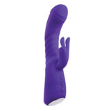 Adam & Eve - Eve's Posh Thrusting Warming Rabbit Vibrator (Purple)    Rabbit Dildo (Vibration) Rechargeable