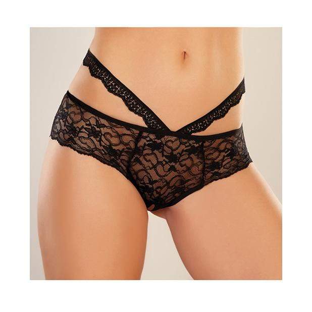 Allure Lingerie - Adore Heartbreaker Panty O/S (Black) ALL1014 CherryAffairs