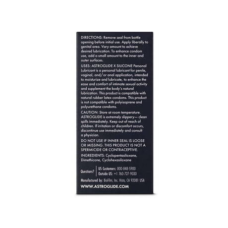 Astroglide - X Premium Silicone Liquid Personal Lubricant    Lube (Silicone Based)