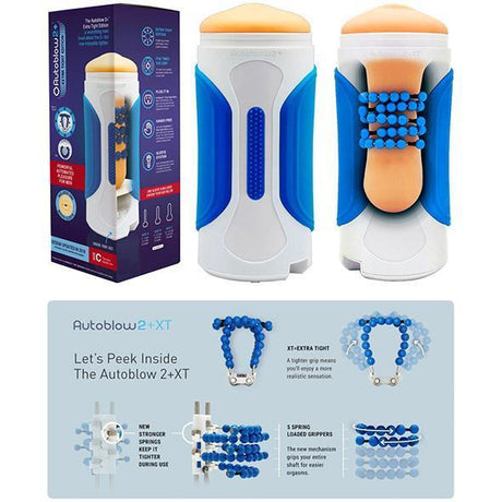 Autoblow - 2 Plus XT Hands Free Masturbator with Sleeve A, B, C - CherryAffairs.sg