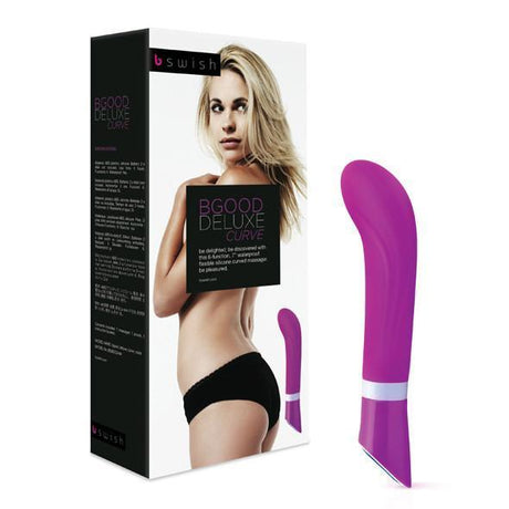 B Swish - Bgood Deluxe Curve Vibrator (Violet) - CherryAffairs.sg