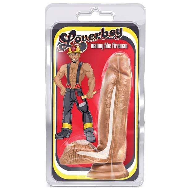 Blush Novelties - Loverboy Manny the Fireman Dildo (Brown) BN1058 CherryAffairs