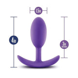 Blush Novelties - Luxe Wearable Vibra Slim Anal Plug Small & Medium    Anal Plug (Non Vibration)