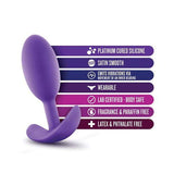 Blush Novelties - Luxe Wearable Vibra Slim Anal Plug Small & Medium    Anal Plug (Non Vibration)