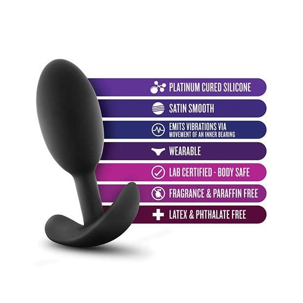 Blush Novelties - Luxe Wearable Vibra Slim Anal Plug Small & Medium    Anal Plug (Non Vibration)