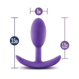 Blush Novelties - Luxe Wearable Vibra Slim Anal Plug Small & Medium CherryAffairs