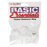 California Exotics - Basic Essentials Teaser Enhancer Cock Ring (Clear) CE1813 CherryAffairs