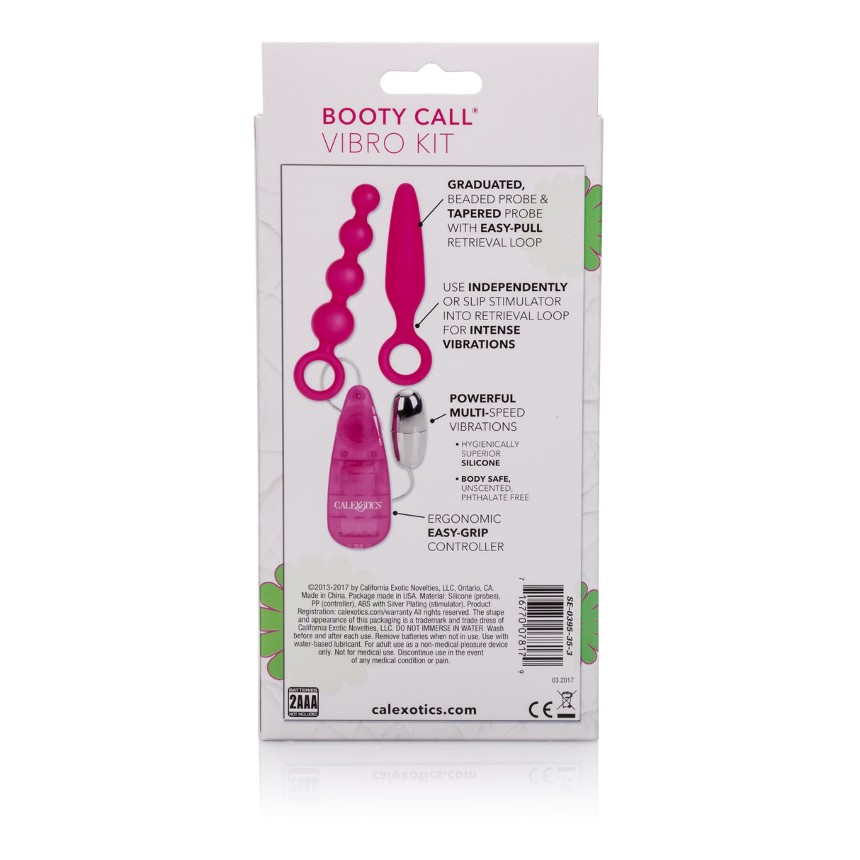 California Exotics - Booty Call Prostate Massager Vibro Kit CherryAffairs