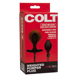 California Exotics - Colt Weighted Inflatable Pumper Plug (Black) CE1893 CherryAffairs