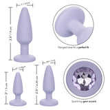 California Exotics - First Time Crystal Booty Anal Kit (Purple) CE1965 CherryAffairs