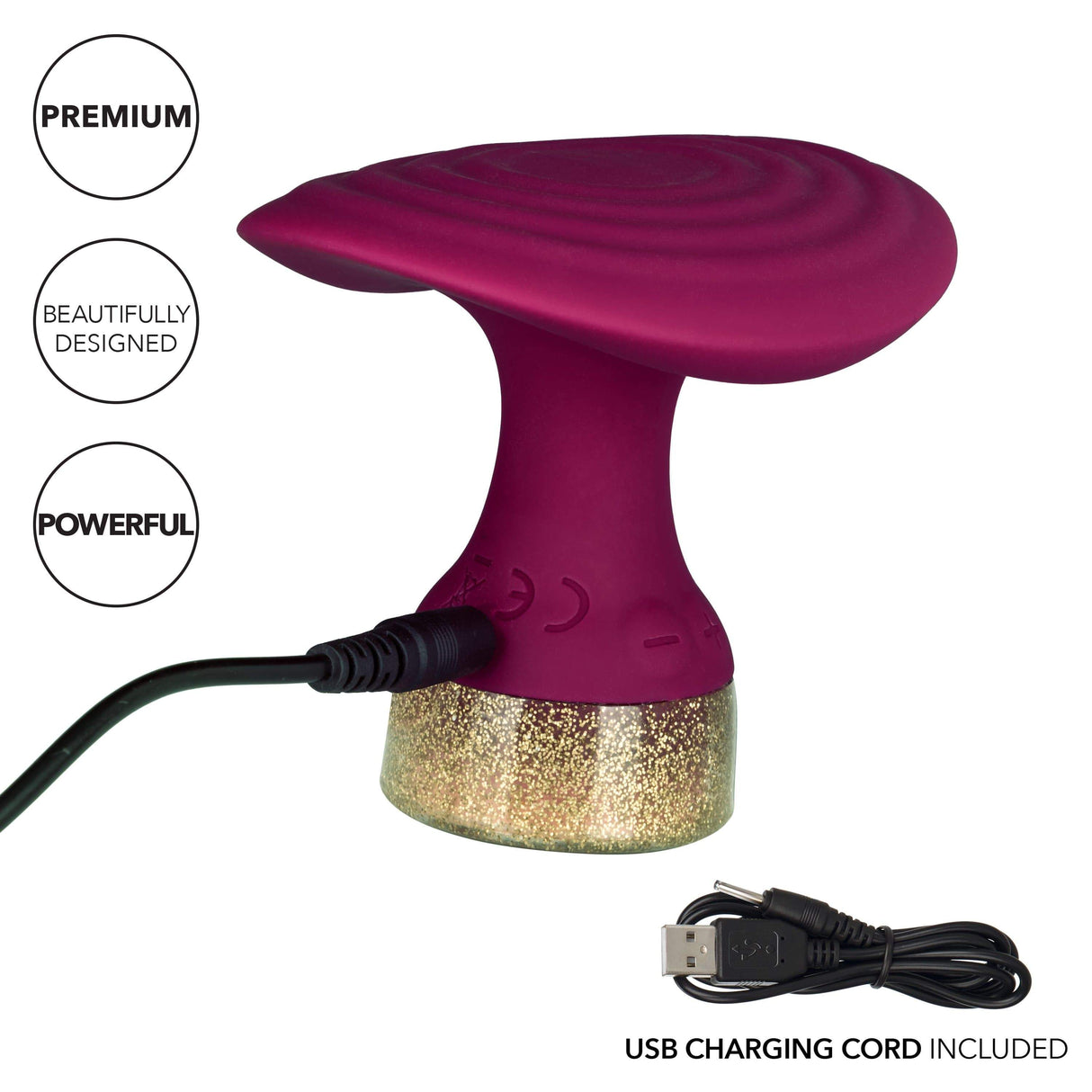 California Exotics - Jopen Starstruck Fantasy Luxurious Silicone Handheld Massager (Red) CE1764 CherryAffairs