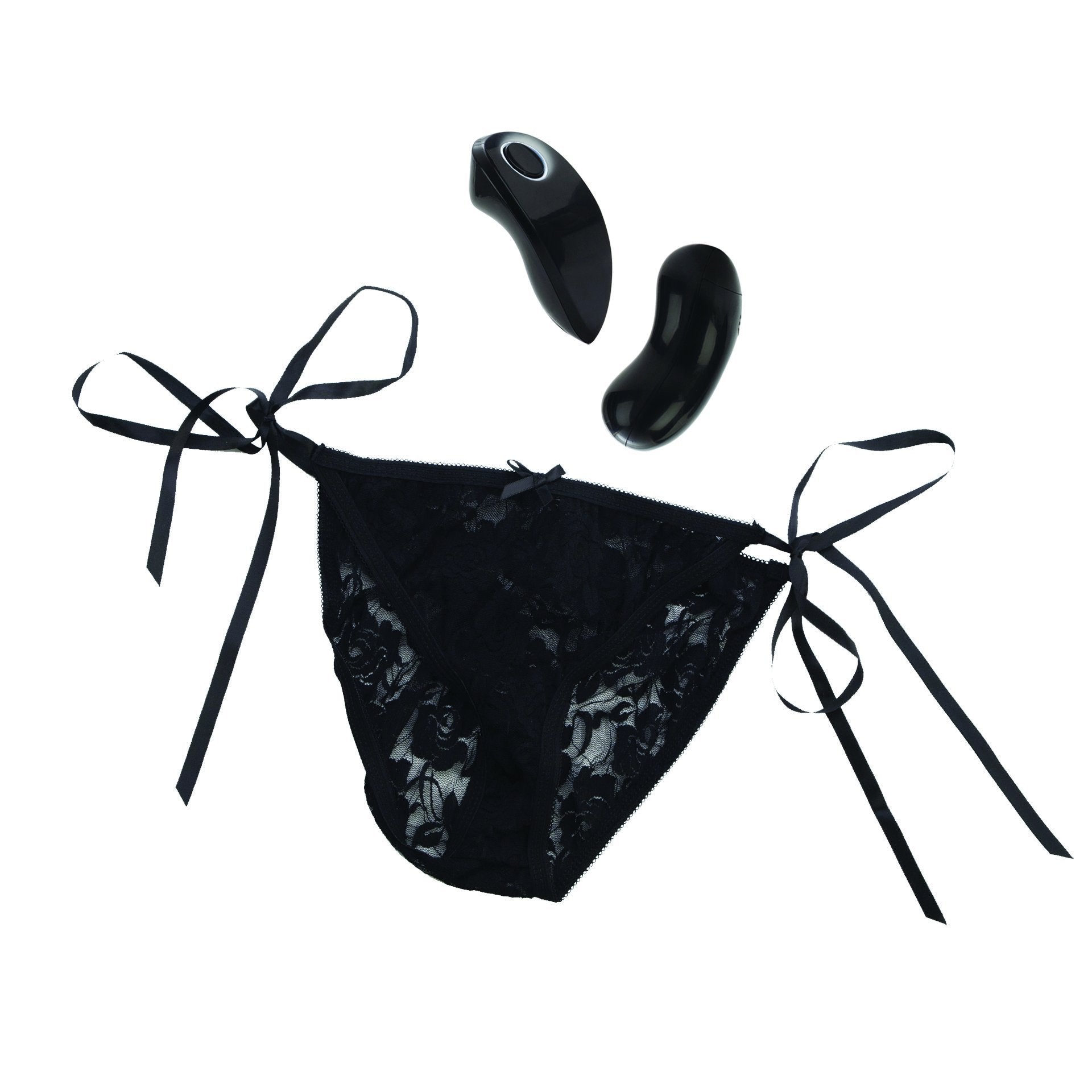 California Exotics Little Black Panty Remote Control 10 Function Vibrating Panty Black 9781