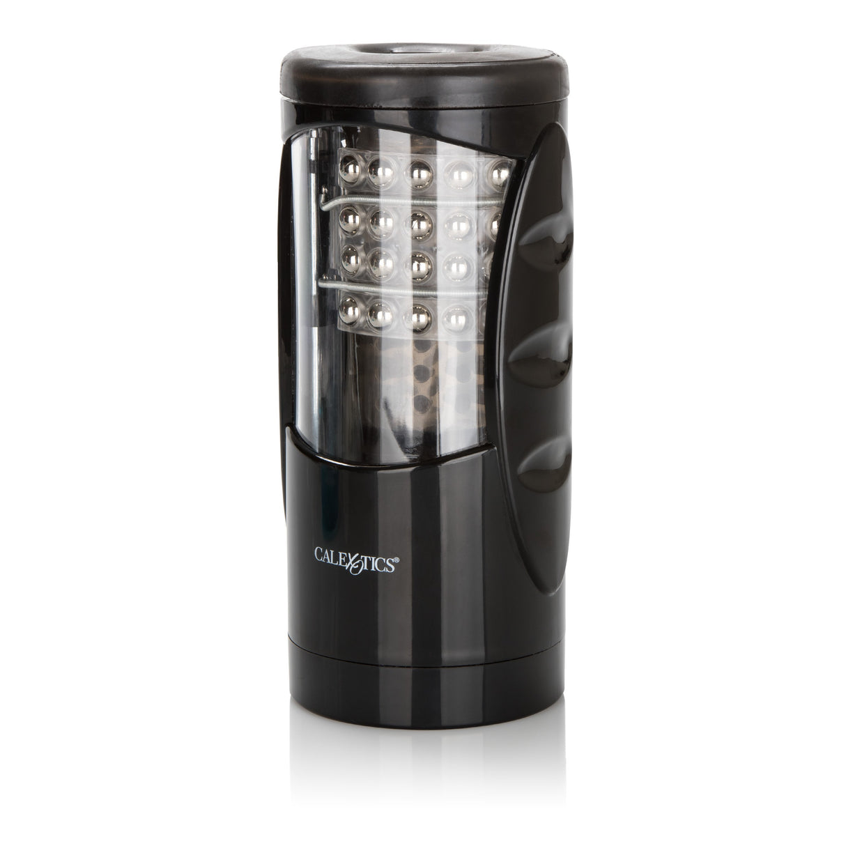 California Exotics - Optimum Power Ultimate Power Stroker Beaded Masturbator (Black) CE1616 CherryAffairs